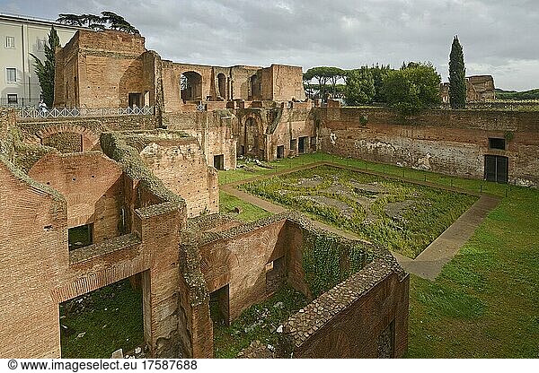 Ausgrabungsstätte Forum Romanum  Rom  Italien  Europa