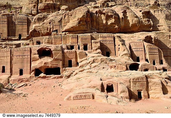Ausgrabungsstätte  Katakombe  antik  Petra