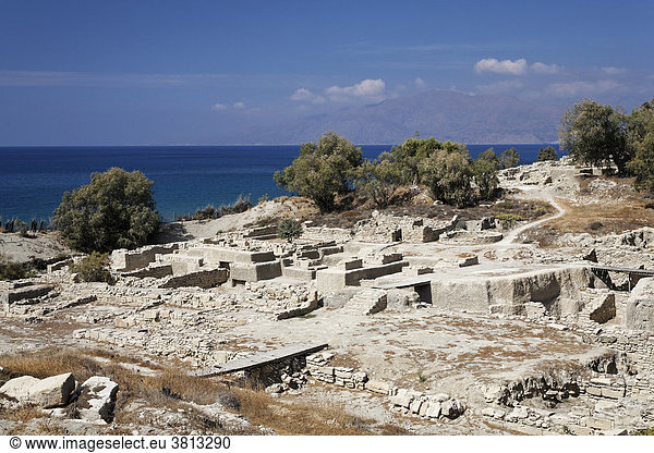 Ausgrabungsstätte Kommos (Komos)  Südkreta  Kreta  Griechenland