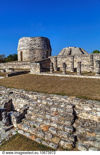 Ausgrabungsstätte Mexiko Maya rund Yucatan