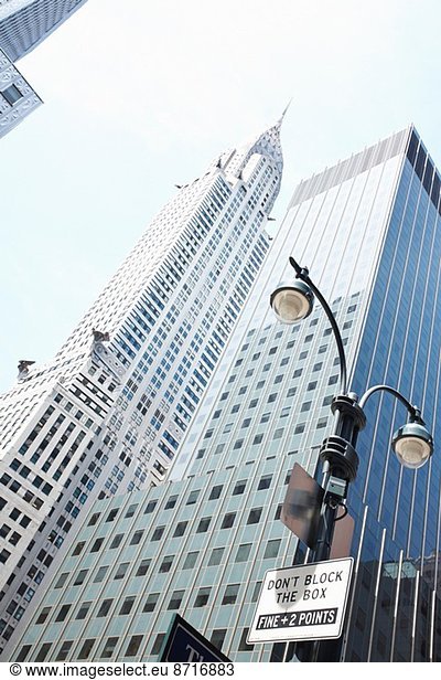 Ausschnitt aus dem Chrysler-Gebäude  New York  USA