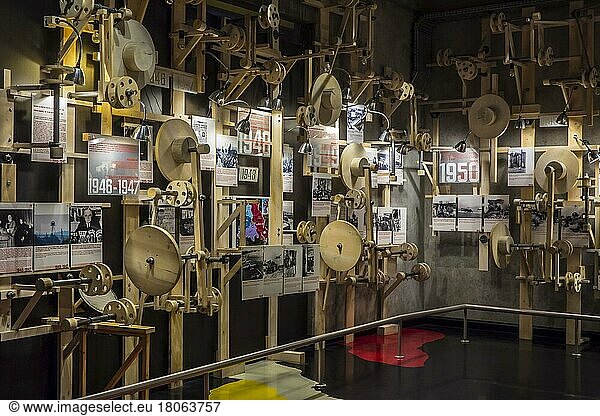 Ausstellungsraum des Kalten Krieges im Mémorial de Caen  Museum und Kriegsdenkmal in Caen  Normandie  Frankreich  Europa