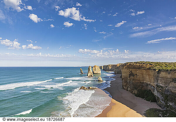 Australia  Victoria  View of Twelve Apostles in Port Campbell National Park