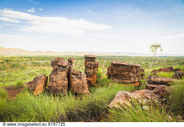 Australien  Westaustralien  Blick auf die Landschaft bei Kimberley