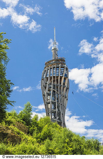Austria  Carinthia  Observation tower Pyramidenkogel