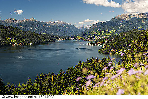 Austria  Carinthia  View of Millstatter See