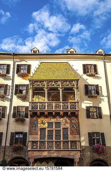 Austria  Innsbruck Exterior of Goldenes Dachl