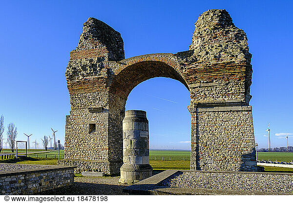 Austria  Lower Austria  Petronell-Carnuntum  Ruin of Heidentor arch