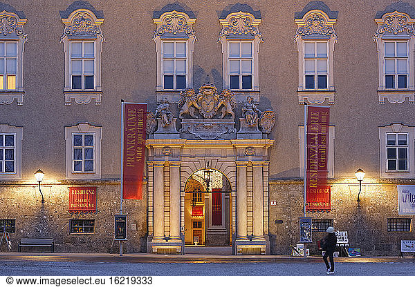 Austria  Salzburg  Entrance of old residence