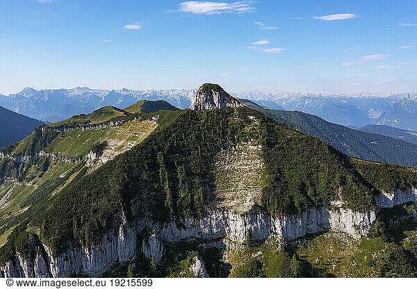 Austria  Salzburger Land  Drone view of Gruberhorn mountain
