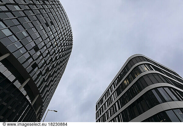 Austria  Styria  Graz  Two modern office buildings