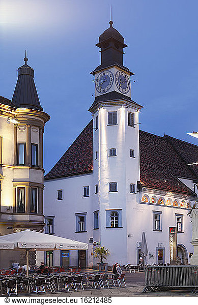 Austria  Styria  Leoben  View of old town hall