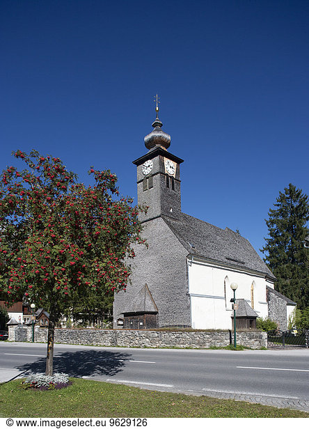 Austria  Styria  Ramsau am Dachstein  Church St Rupert am Kulm