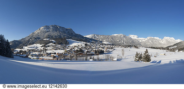 Austria Styria Salzkammergut Steirisches Salzkammergut Hinterberg Valley Tauplitz View to Ski Region Tauplitzalm