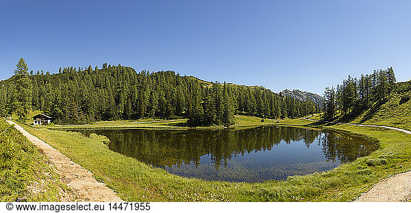Austria  Styria  Tauplitz  Lake Krallersee
