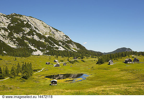 Austria  Styria  Tauplitz  Totes Gebirge  Alpine cabins