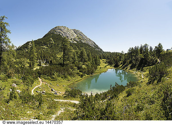 Austria  Styria  Tauplitz  Totes Gebirge  Lake Maerchensee
