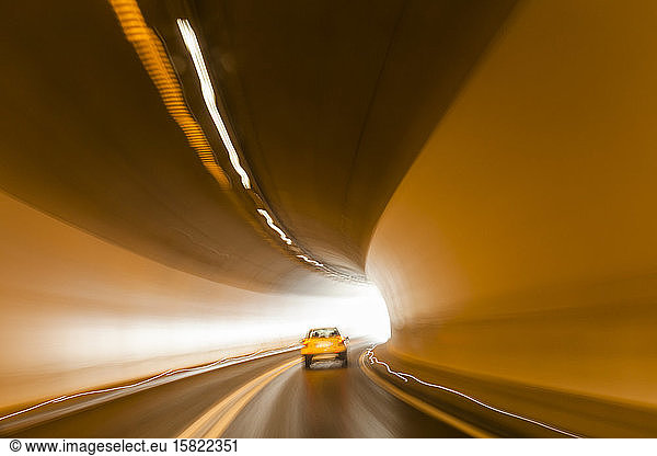 Austria  Tyrol  Cars driving along tunnel