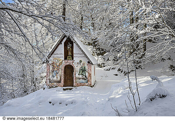 Austria  Tyrol  Small chapel near summit of Kranzhorn mountain