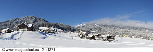 Austria  Upper Austria  Salzkammergut  Gosau  Ski area Dachstein-West