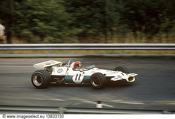 Austrian GP  1970. Rolf Stommelen  Brabham-Cosworth BT33  finished 3rd.