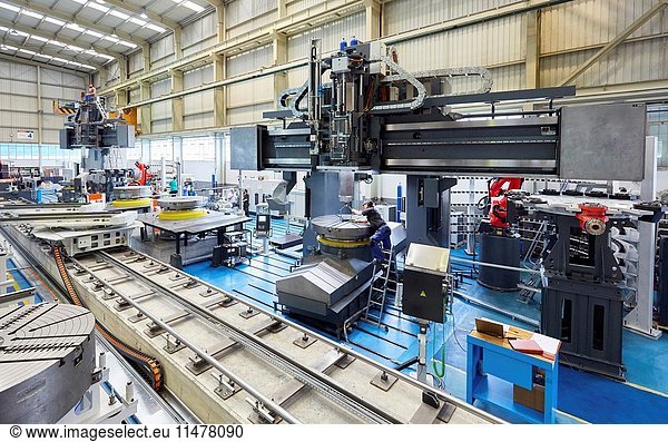 Automated installation for machining parts  Machining Centre  CNC  Vertical lathe  Design  manufacture and installation of machine tools  Gipuzkoa  Basque Country  Spain  Europe