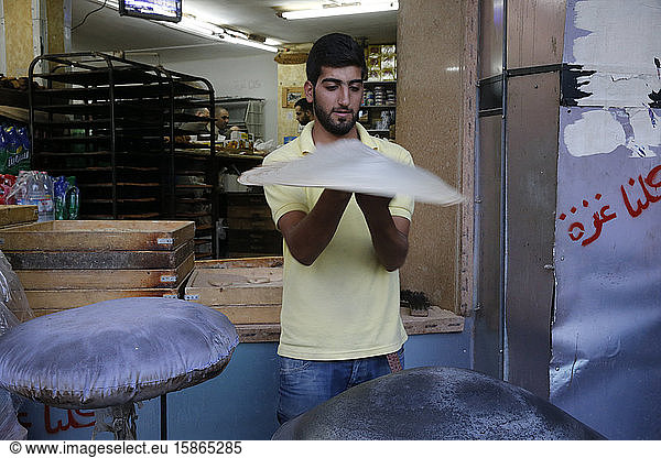 Bäckerei in Ramallah  Westjordanland  Palästinensische Autonomiegebiete  Naher Osten