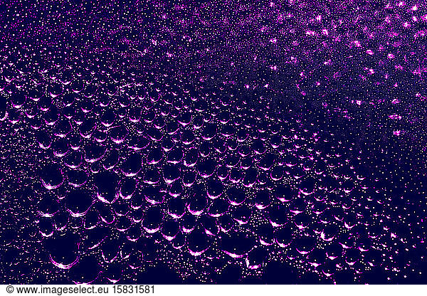 Background covered withl water drops in close-up