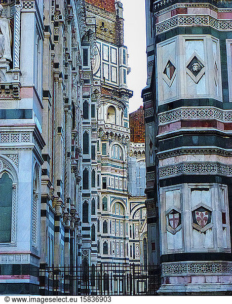 Background view of Duomo of Florence  Italy