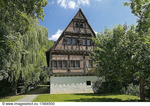 Badhaus der Mönche im Klosterhof  Heimatmuseum  Blaubeuren  Baden-Württemberg  Deutschland  Europa