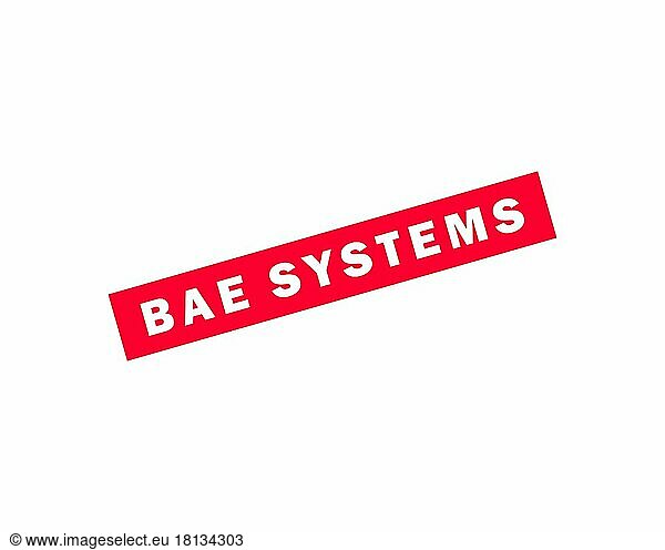 BAE Systems Marine  gedrehtes Logo  Weißer Hintergrund