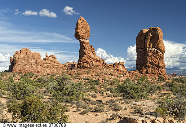 Balanced Rock  Arches Nationalpark  Moab  Utah  USA