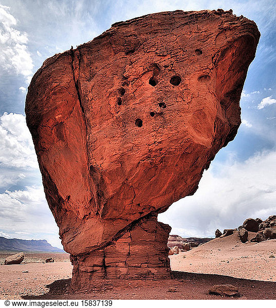 balanced rock formations near Marble Canyon Arizona