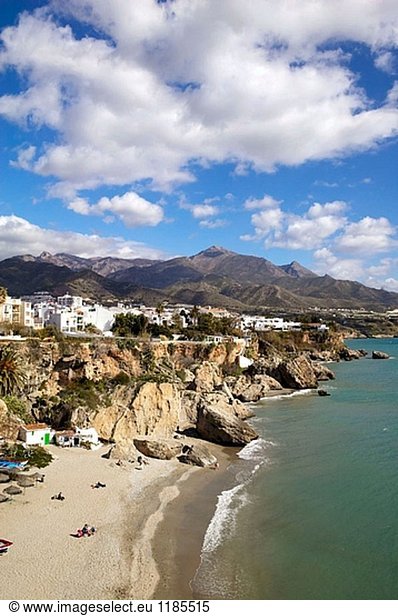 Balcón de Europa  Nerja. La Axarquía  Costa del Sol Málaga Provinz  Andalusien  Spanien