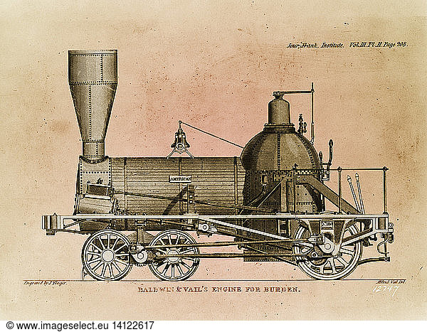 Baldwin Steam Locomotive  1841