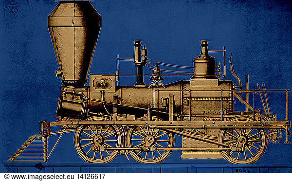 Baldwin Steam Locomotive  1842