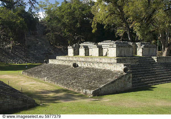Ball Court  Copan archäologischen Park  Copan  UNESCO World Heritage Site  Honduras  Mittelamerika