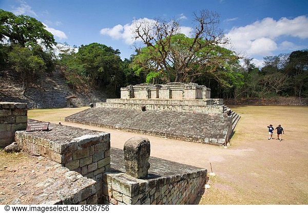 Ballcourt (AD 731)  Great Plaza  Mayan ruins of Copan  Copan Ruinas  Honduras