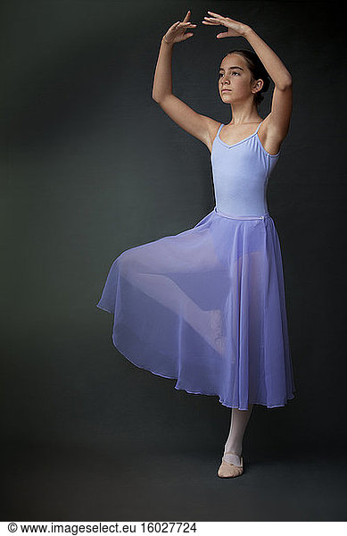 Ballerina posing