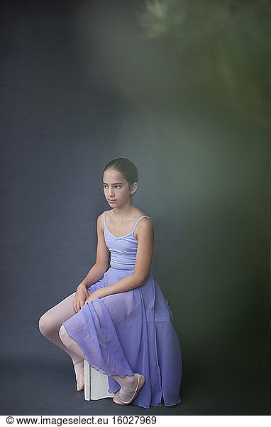 Ballerina posing