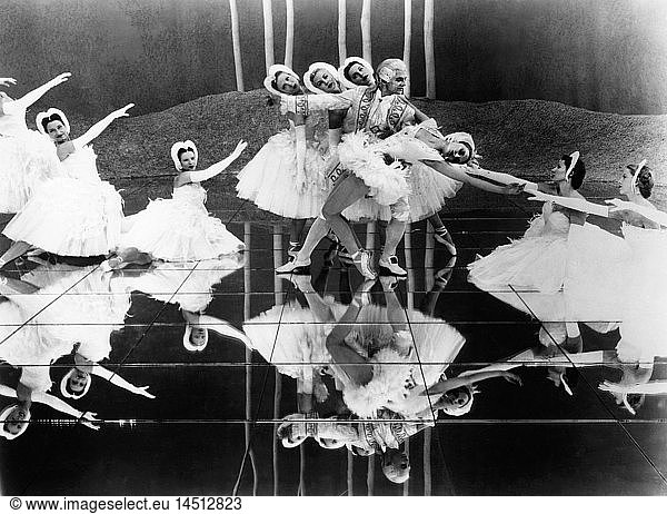 Ballet Dance Number  on-set of the Film The Unfinished Dance  1947