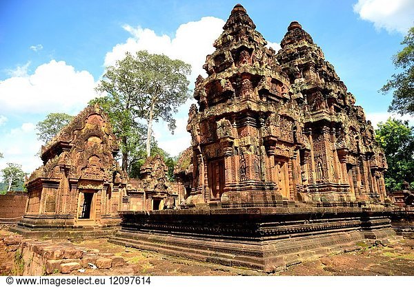 Banteay Srei (Temple of Women) in Angkor area  Cambodia.