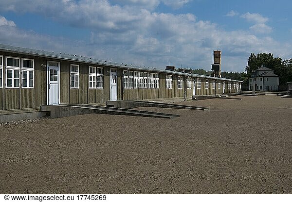 Baracken der Krankenstation  Gedenkstätte  KZ  Konzentrationslager Sachsenhausen  Oranienburg bei Berlin  Deutschland  Europa