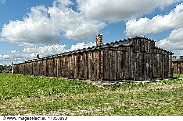 Baracken im Konzentrationslager Auschwitz II-Birkenau  Oswiecim  Polen  Europa