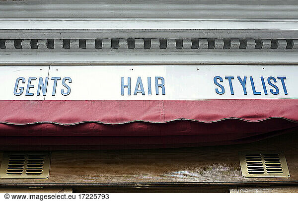 Barber shop sign