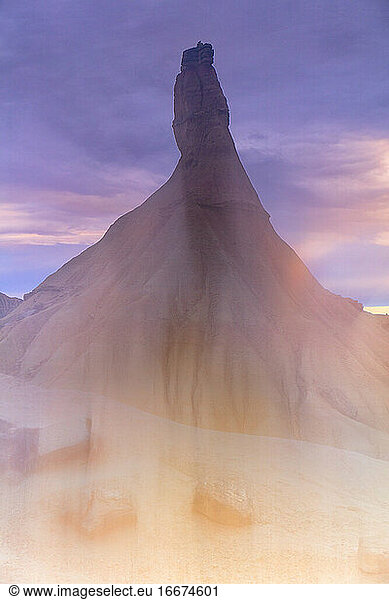 Bardenas Reales. Desierto de Bardenas Reales  Wüste von Bardenas Reales Navarra Spanien Diese besondere Felsformation