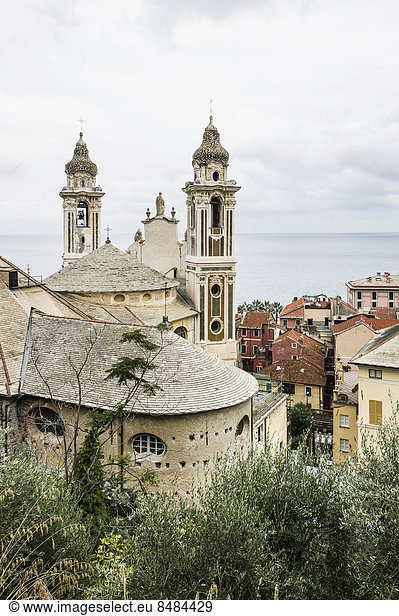 Barockkirche San Matteo  Laigueglia  Riviera di Ponente  Ligurien  Italien