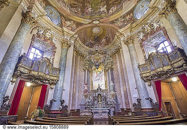 Baroque church of  Stadl-Paura  Upper Austria  Austria  Europe