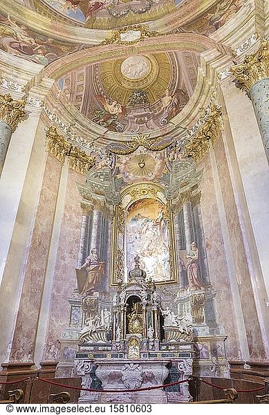 Baroque church of  Stadl-Paura  Upper Austria  Austria  Europe
