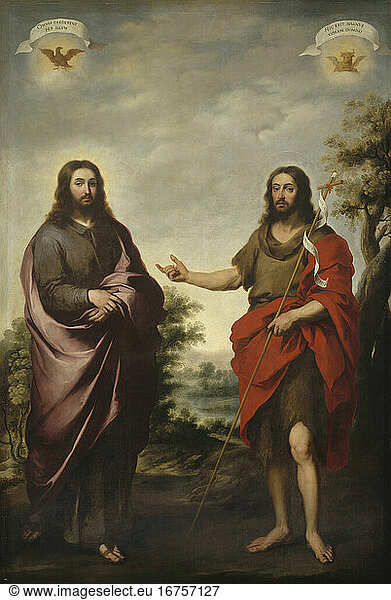 Bartolomé Estéban Murillo  1617–1682. Saint John the Baptist Pointing to Christ   1650–1660. Oil on canvas.
Inv. No. 1960.2 
Chicago  Art Institute.